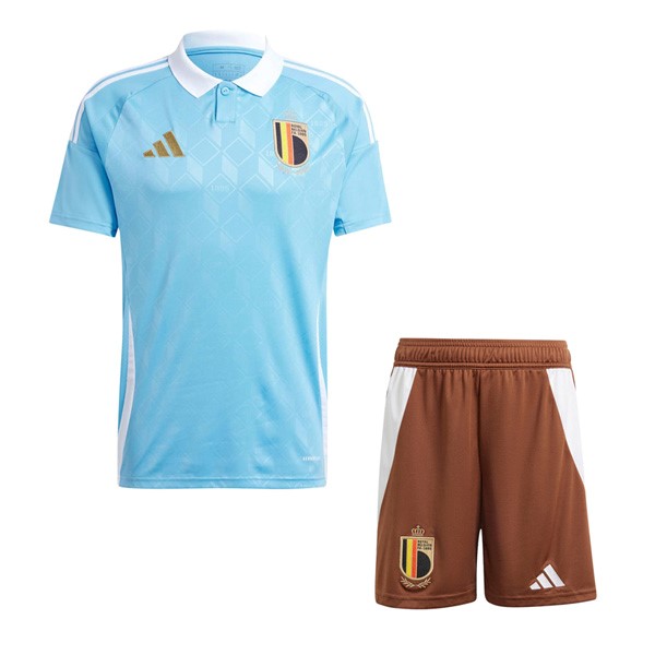 Camiseta Bélgica Replica Segunda Ropa Niño 2024